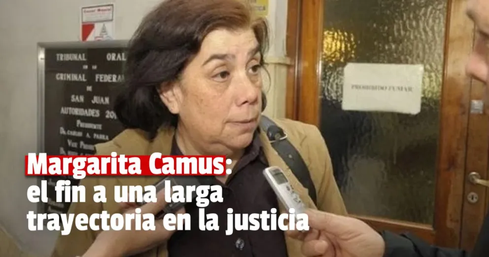 La Jueza Margarita Camus abandona su cargo