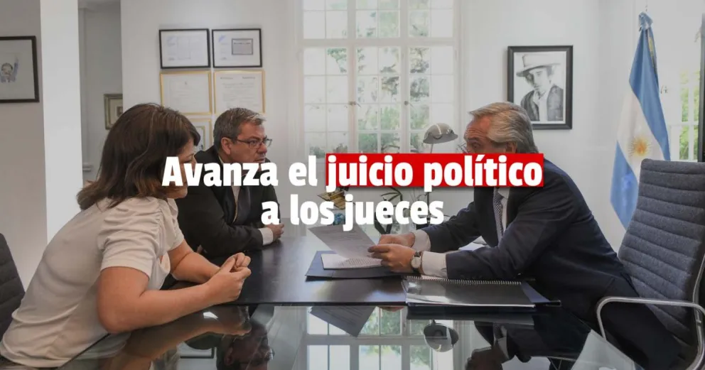 Alberto Fernández le entregó al Congreso el pedido de juicio político para los jueces de la Corte Suprema