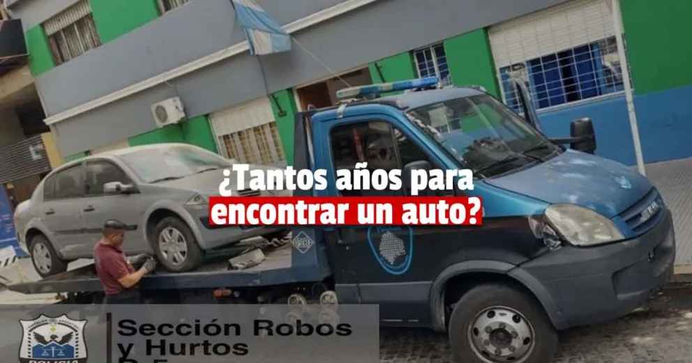 Encontraron en Buenos Aires un auto robado en 2016 en San Juan 