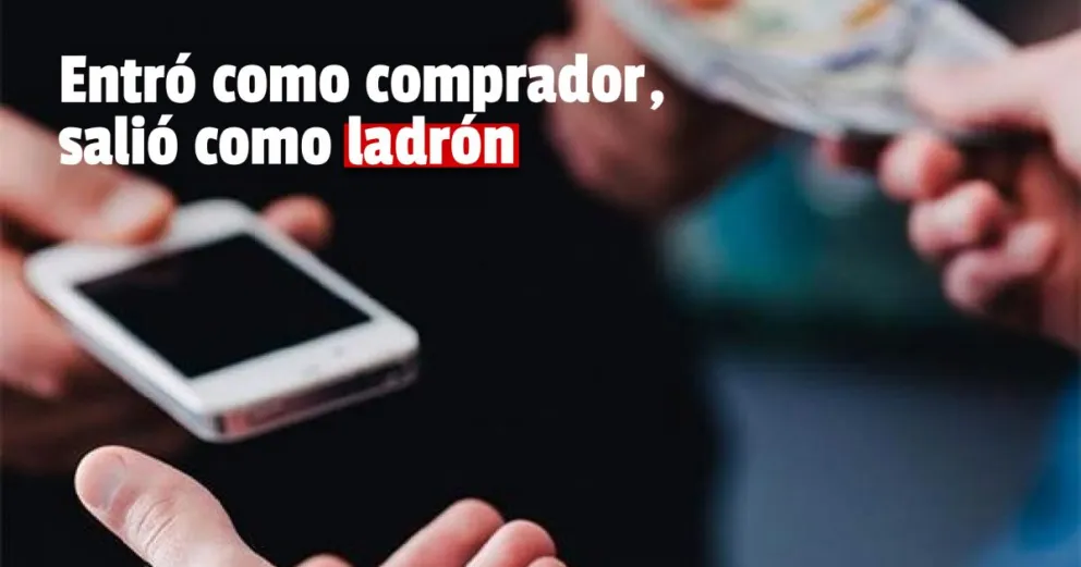 Se robó un celular de un local y lo atraparon una semana después 
