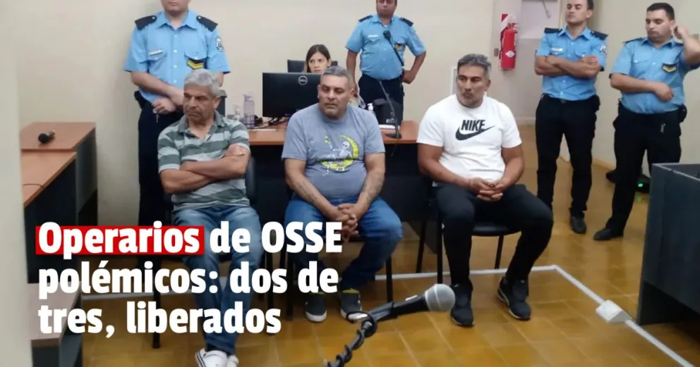 El juez ordenó liberar a dos de los tres ex operarios de OSSE denunciados por el Estado