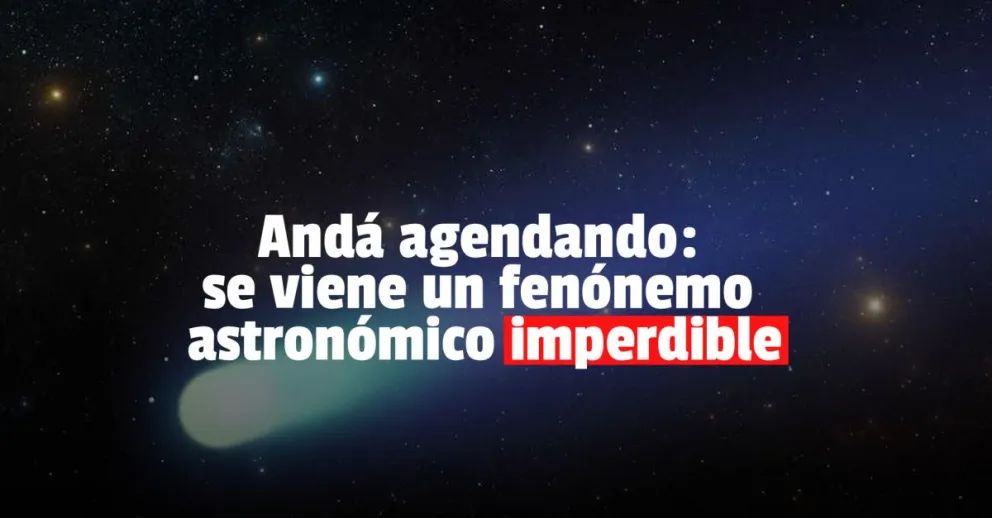 Un cometa pasará cerca de la Tierra y podrás ser observado en San Juan 