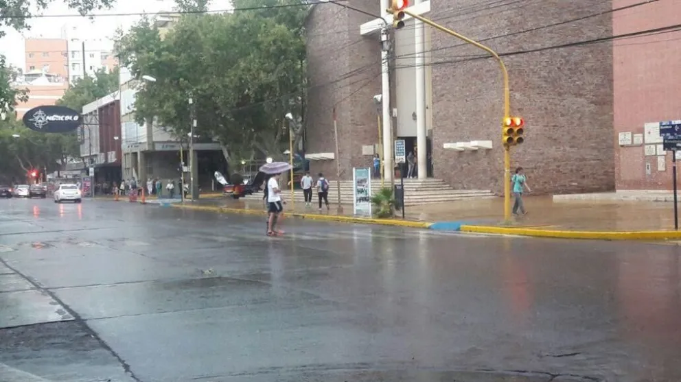 Se largó la lluvia en el Gran San juan