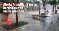 San Juan: alerta amarilla por fuertes tormentas 