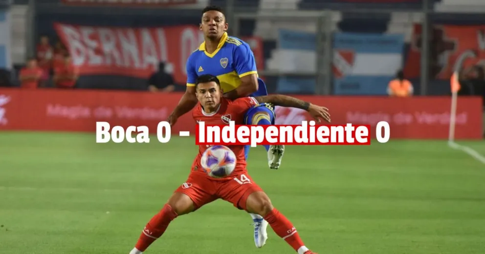 San Juan: Boca e Independiente empataron en el primer amistoso 