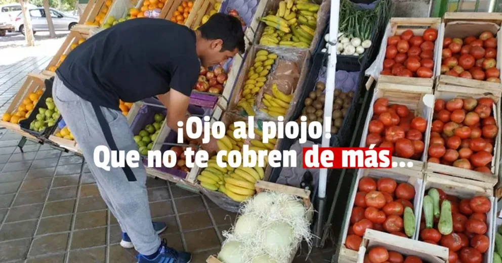 La provincia dio a conocer los precios máximos de verduras y frutas