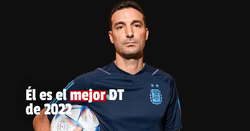 Scaloni, el mejor DT de 2022