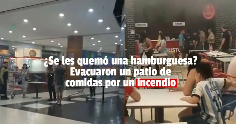 Por un principio de incendio, evacuaron un sector del Paseo San Juan