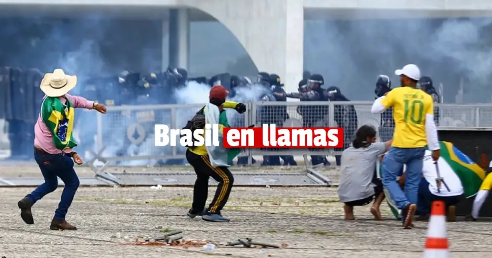 En Brasil se calcula que hay mínimo 400 detenidos tras la invasión al Congreso