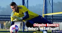 "Chiquito" Romero entre los convocados de Boca para jugar en San Juan