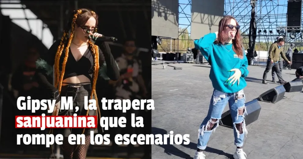 Gipsy M, la joven artista urbana sanjuanina que la rompe en el trap