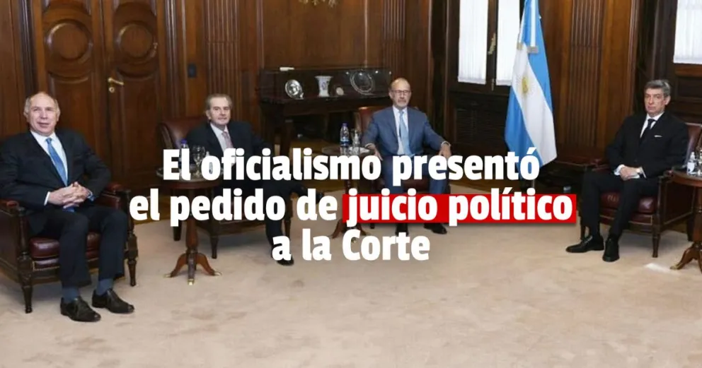 El oficialismo en Diputados formalizó el pedido de juicio político a la Corte