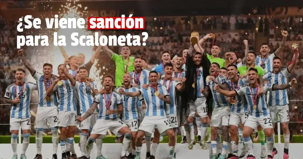 La FIFA evalúa sancionar a la Selección Argentina por los festejos tras la final del mundial