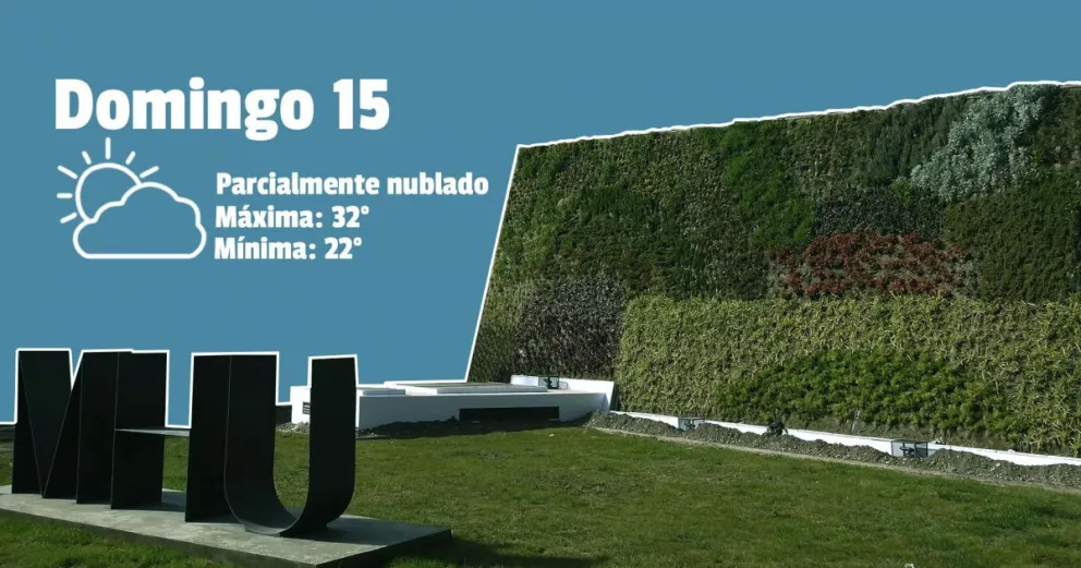 Domingo de calor moderado y probabilidad de tormentas
