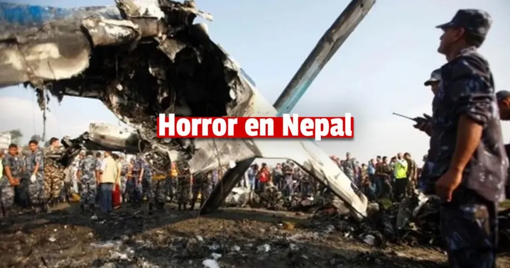 Se estrelló un avión en Nepal: hay 68 muertos y entre los pasajeros había un argentino