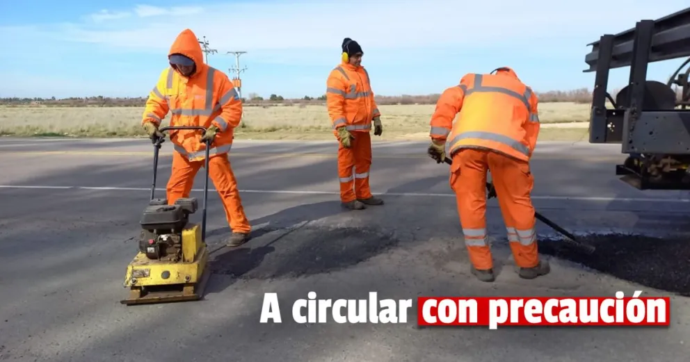 Precaución: En Ruta 40 Norte se encuentra trabajando Vialidad Nacional