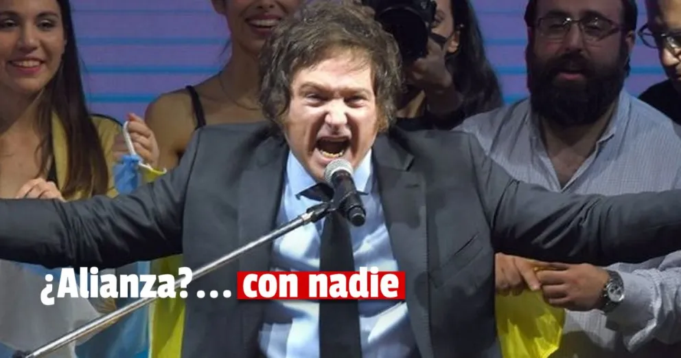 Milei duro con Juntos por el Cambio
