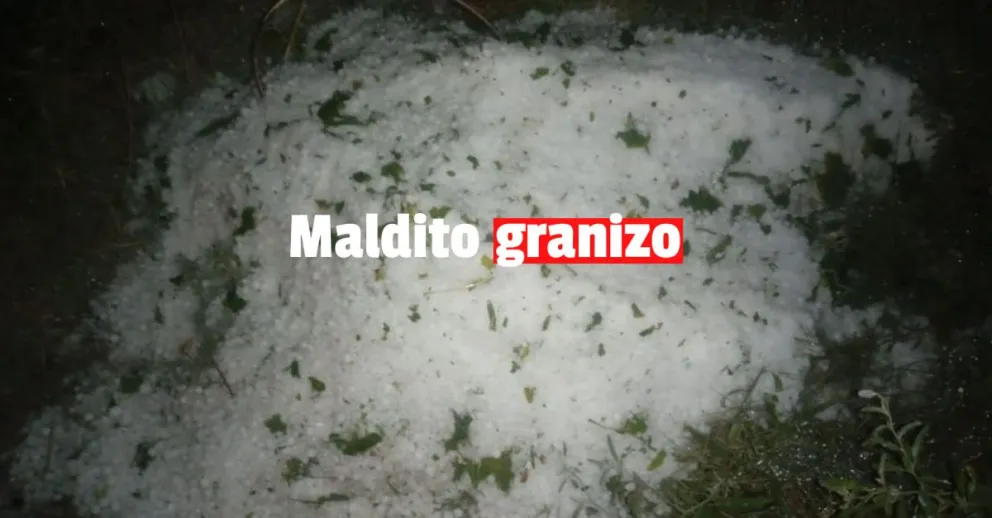 Granizo en Jáchal: afectó a productores y también hubo familias autoevacuadas