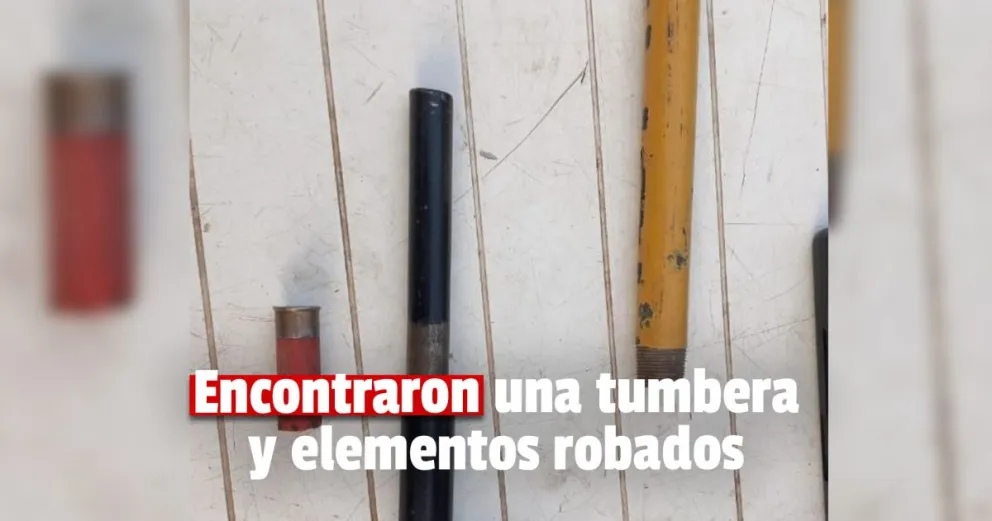 Secuestraron elementos robados en Rivadavia 