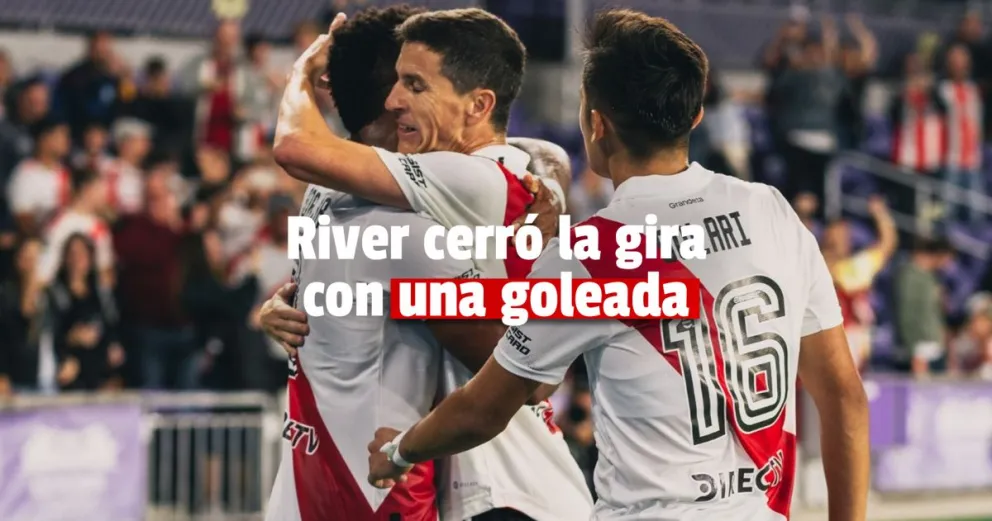 River goleó al Vasco Da Gama en su último amistoso en Estados Unidos