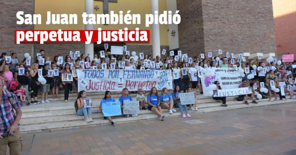 En San Juan se marchó y se pidió justicia por Fernando Baez Sosa 