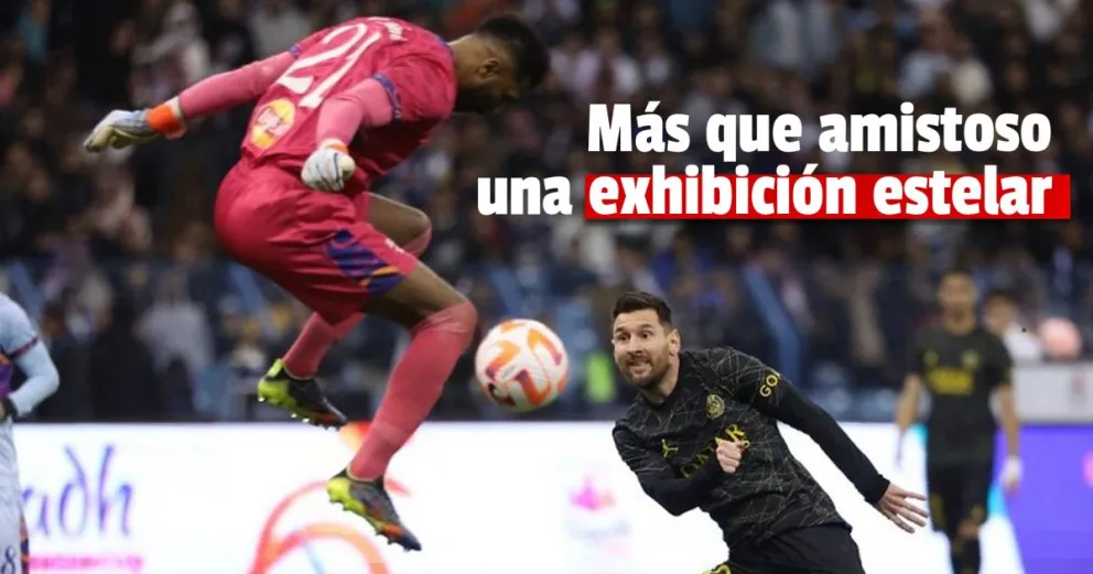 Messi, Ronaldo y Mbappé brillaron en la victoria de PSG contra Riyadh All Stars
