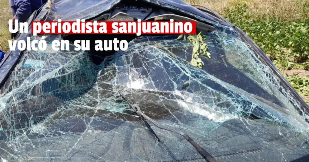 Enrique Pinardi volcó en la ruta cuando viajaba a Villa Gesell 