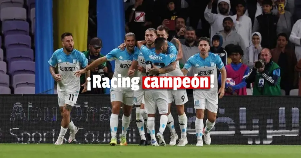 Racing venció con polémica a Boca y salió campeón de la Supercopa Internacional en Abu Dhabi