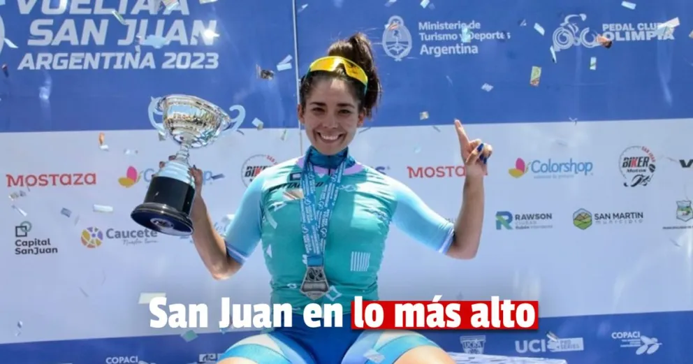 Vuelta a San Juan: la sanjuanina Magalí Balmaceda pasó a liderar la Vuelta Femenina