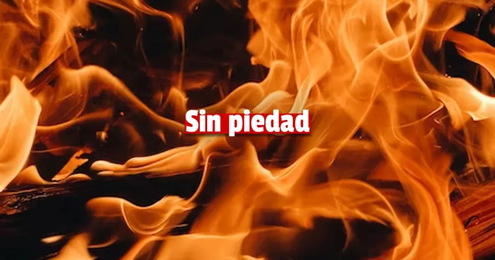 Incendio en Angaco: las llamas arrasaron con un humilde rancho