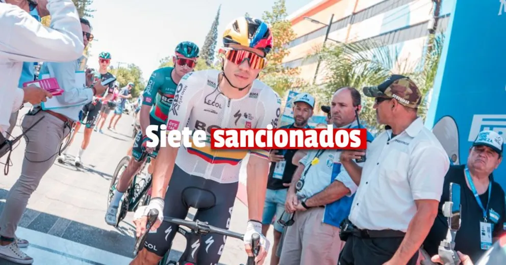 Vuelta a San Juan: sancionaron a siete ciclistas