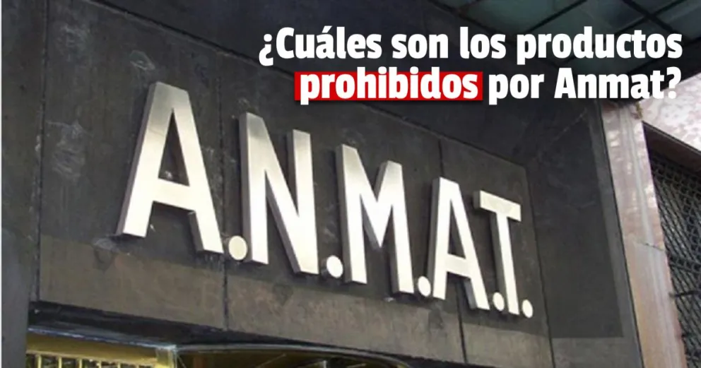 Anmat prohibió la comercialización de varios productos alimentarios