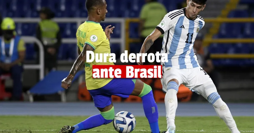 Fuerte autocrítica de Mascherano tras la derrota de Argentina ante Brasil por el Sudamericano Sub 20