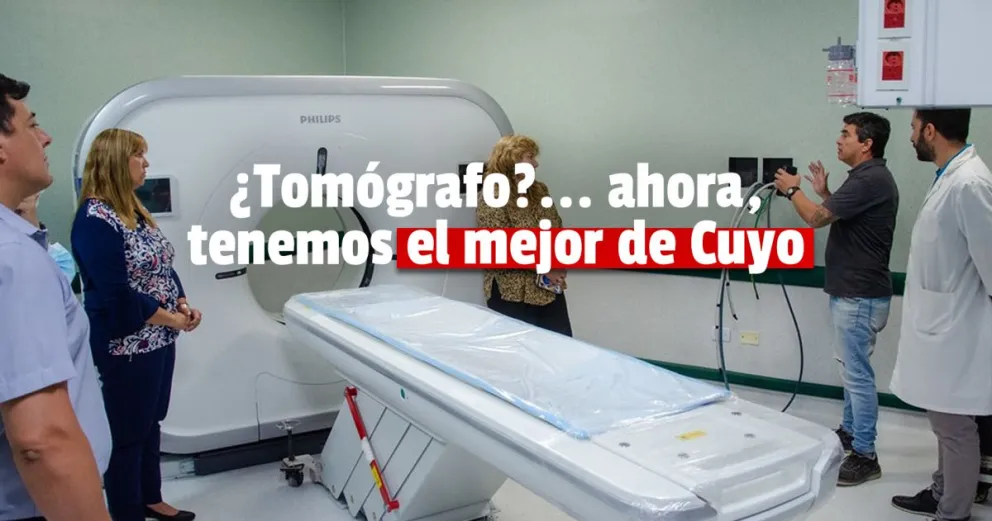 Tenemos el tomógrafo de alta tecnología más completo de Cuyo