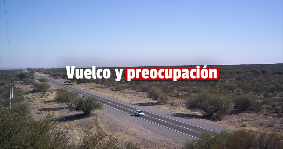 Una mujer grave, tras un vuelco en Caucete 