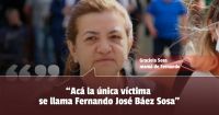 La madre de Fernando Báez Sosa: “No me conmovieron porque mataron a mi hijo”