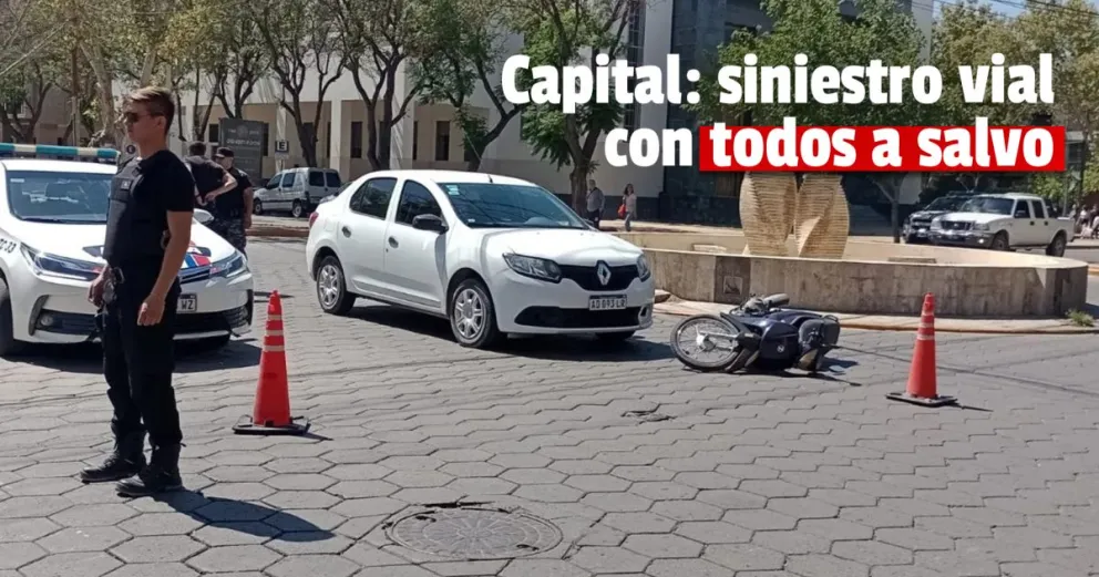 Sinestro vial en Capital: nadie respeta la rotonda