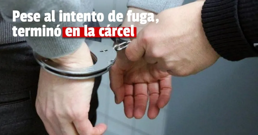 La policía atrapó a un ladrón que acababa de roba una puerta y ahora irá a prisión 