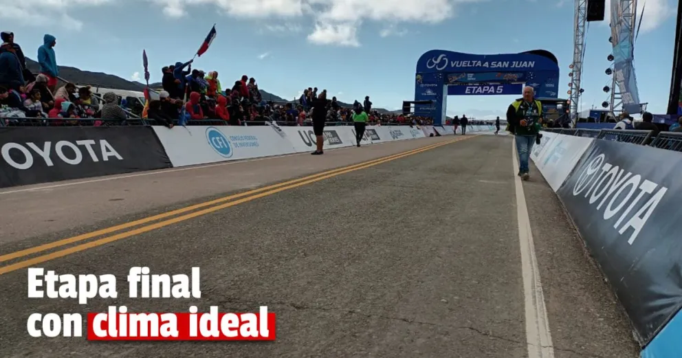 Vuelta a San Juan: se espera la llegada de los competidores con mucho frio