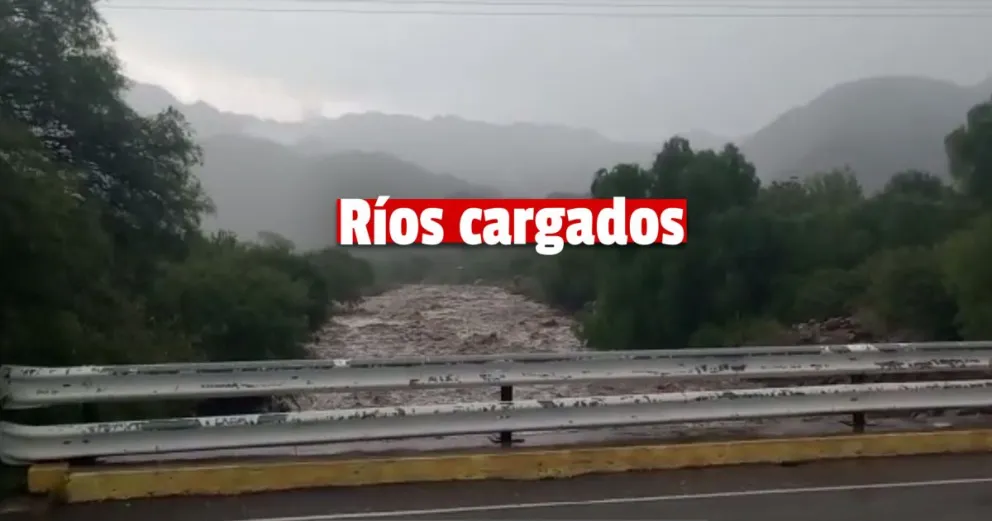 Valle Fértil: sigue lloviendo y varios ríos registraron crecidas 