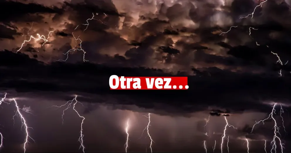 Nuevamente hay alerta por tormentas en todo San Juan