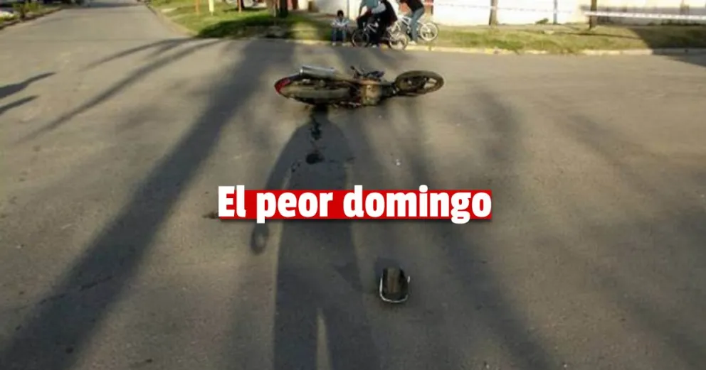 Se cayó de la moto y terminó fracturado