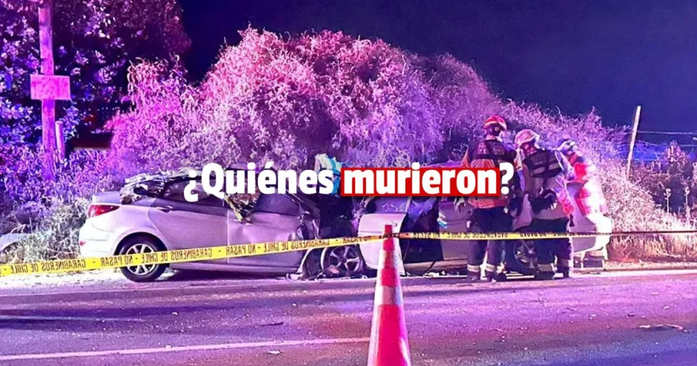 Identificaron a cinco víctimas del choque frontal y son todos de La Serena