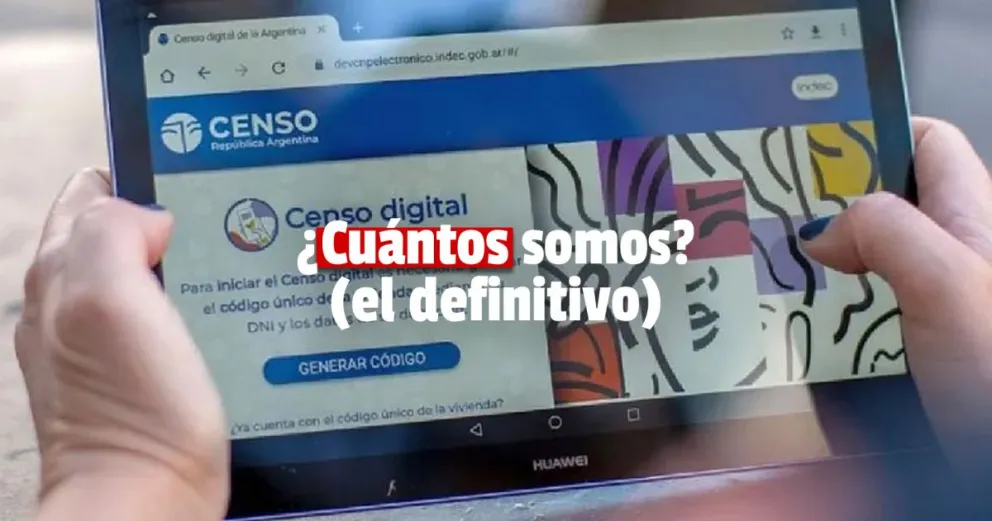 Esta tarde se conocerán los datos del Censo 2022