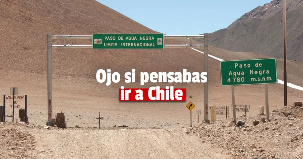 El Paso de Agua Negra se encuentra intransitable por deshielo 