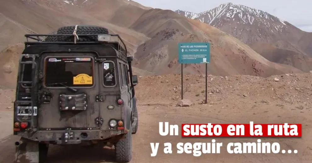 Un ministro tuvo un "susto" vial  en Calingasta