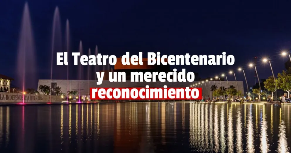 El Teatro del Bicentenario recibió la medalla de plata a la calidad 