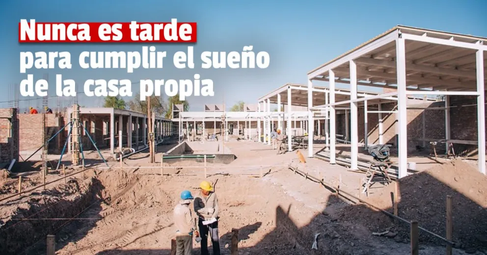 Avanzan las obras de los complejos habitacionales para personas de la tercera edad