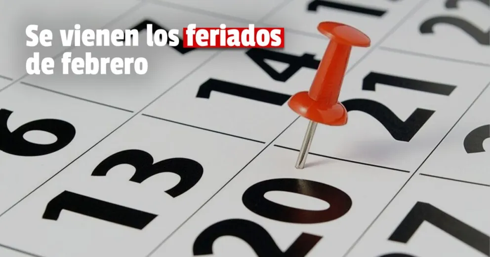 Febrero tendrá dos días de feriados por Carnaval y se espera un gran movimiento turístico 
