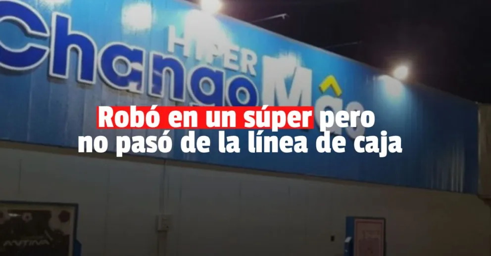 Detuvieron a una mechera que intentó robar en un conocido súpermercado de Rivadavia